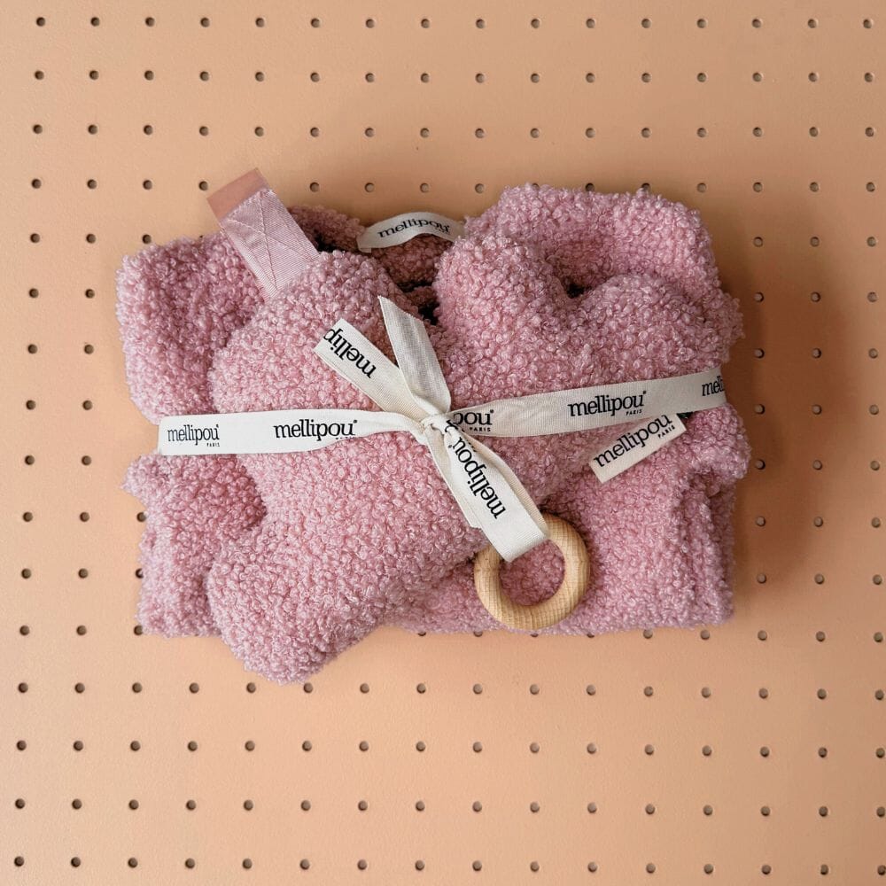 coffret naissance pyjama et coussin Pink