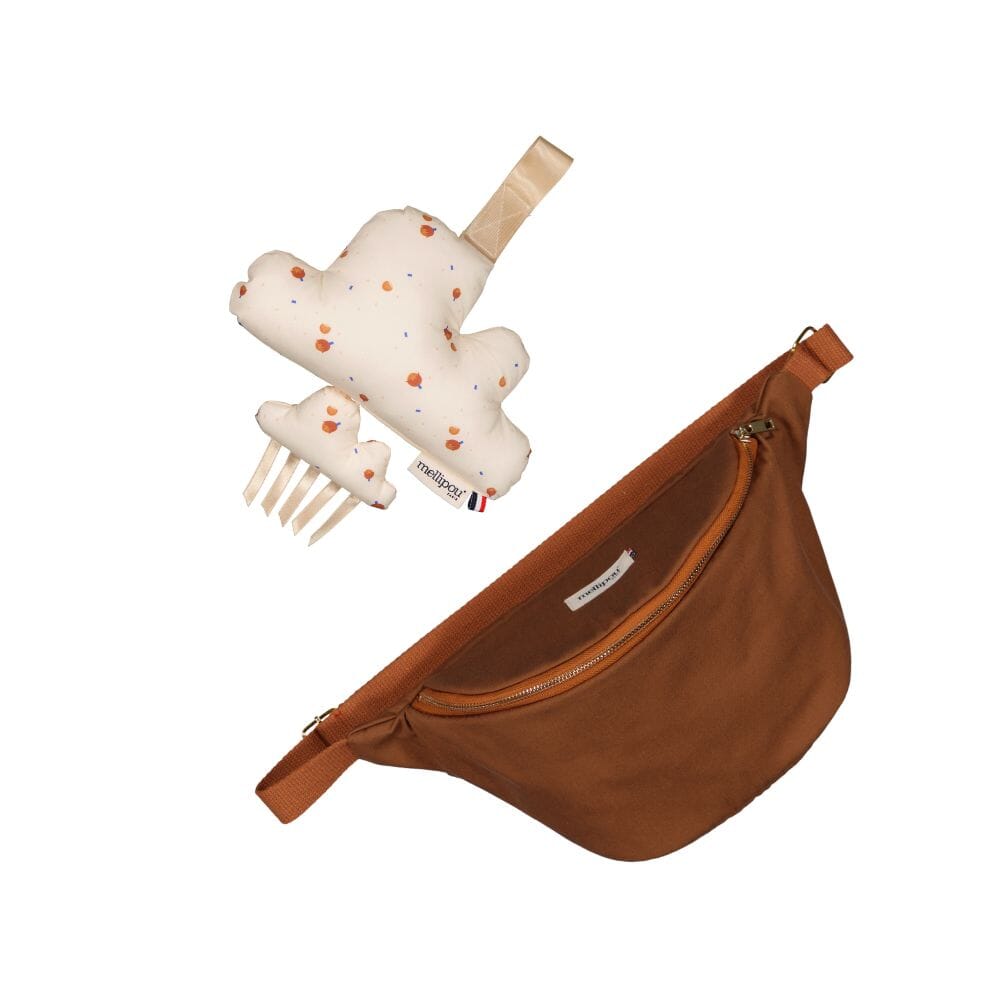 sac banane à langer noisette