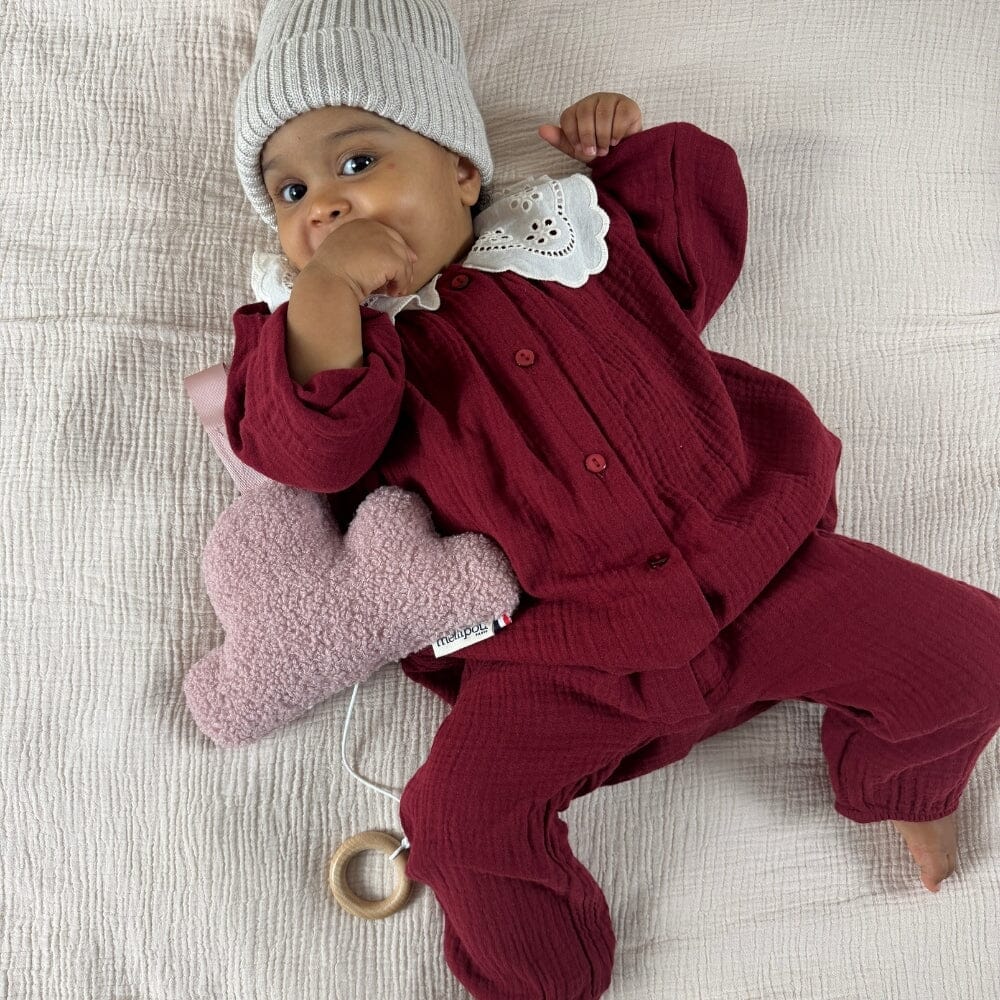 nuage musical bébé rose