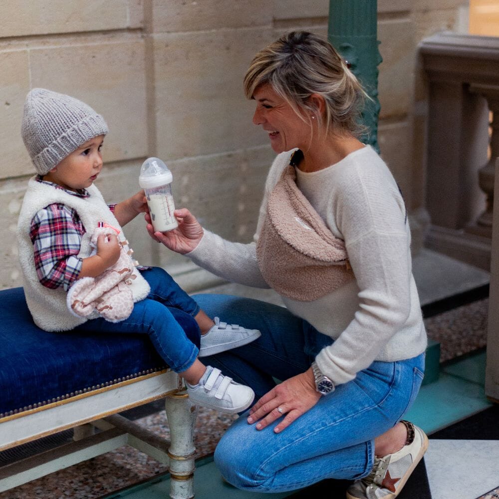 sac multifonction beige