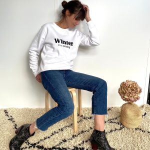 sweat-shirt femme Winter is coming