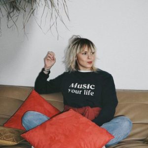 Sweat-shirt musical femme