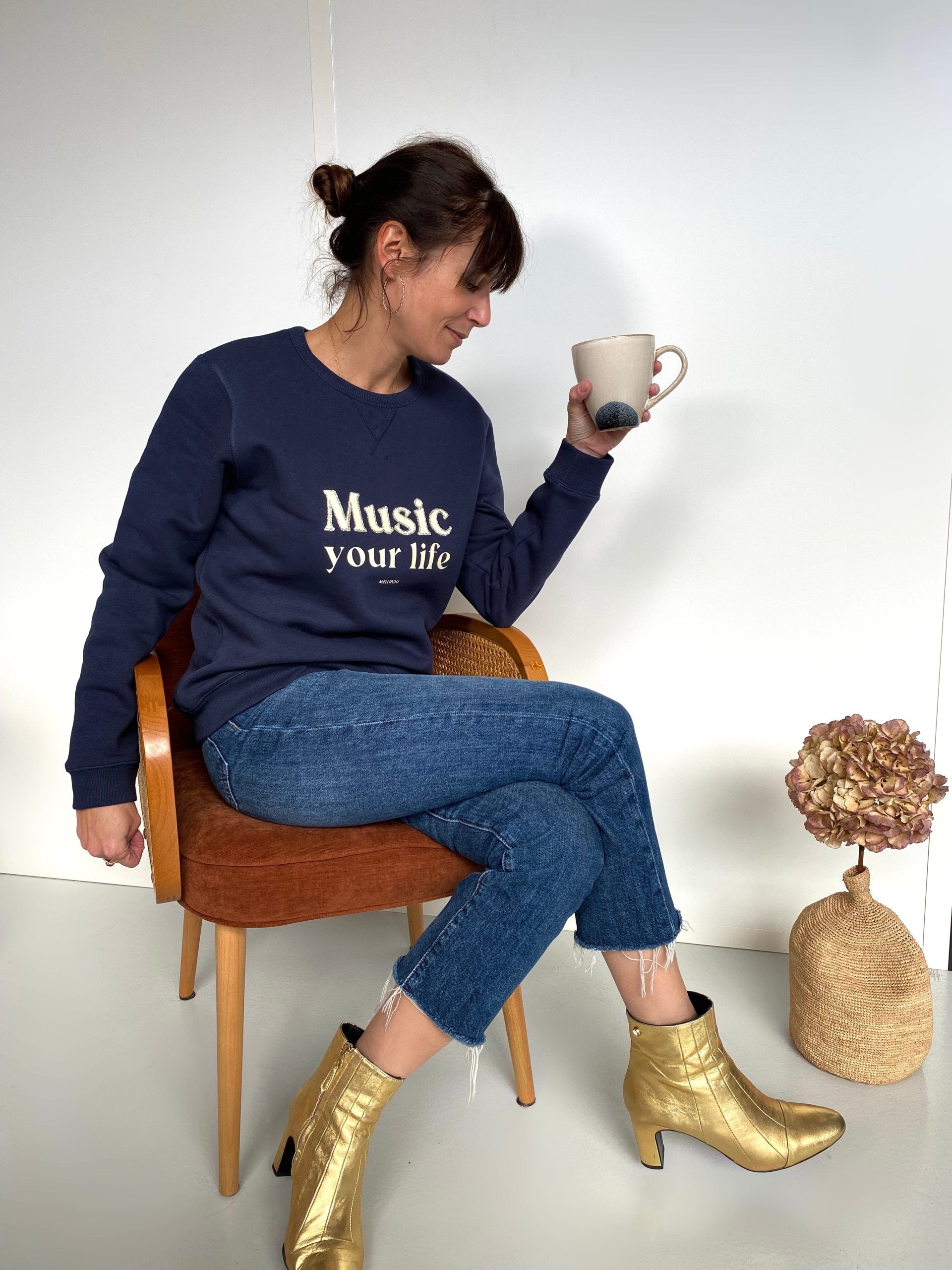 Vêtement bleu marine femme